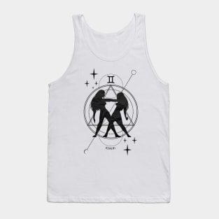 Zodiac, Gemini, Astrology, Star sign, Stars Tank Top